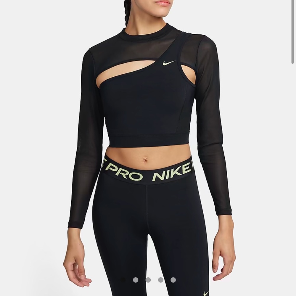 Nike Sportswear Pro Cropped Long Sleeve Shirt Tank Top Sportsbra New Tags XL